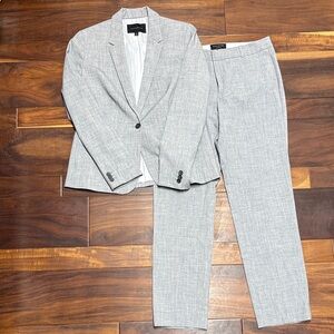 Banana Republic Gray Blazer and Pants Set- blazer size 10 & pants size 6
